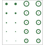 Gunstar Chubbie Target Reticle Set