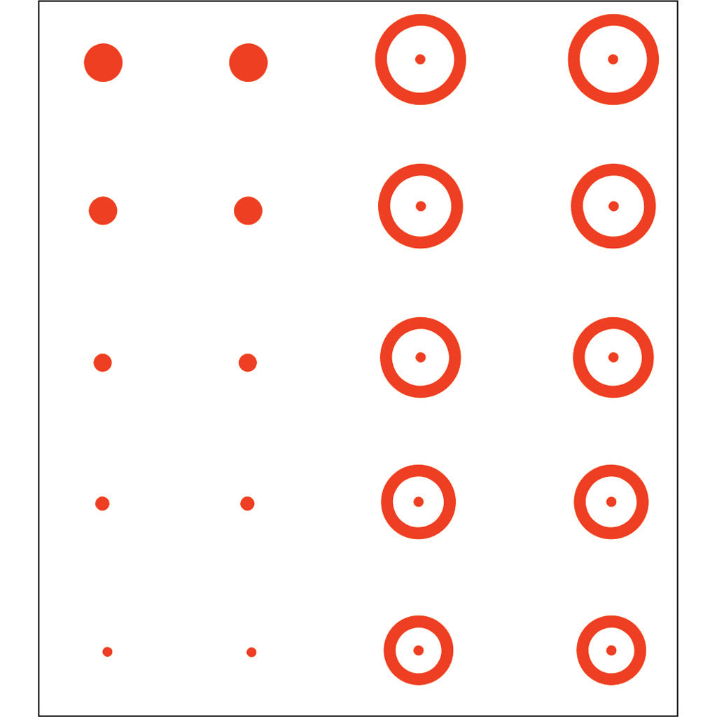 Gunstar Chubbie Target Reticle Set