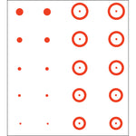 Gunstar Chubbie Target Reticle Set