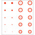 Gunstar Chubbie Target Reticle Set