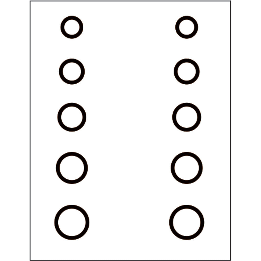 Gunstar Mini Circles Target Reticle Set Bow Sight