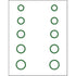 Gunstar Mini Circles Target Reticle Set